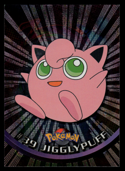 LP - Pokemon Topps Jigglypuff #39 TV Animation Edition Sunrays Silver Foil - Image 1