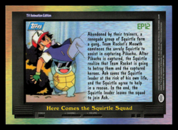 LP - Pokemon Topps Here Comes The Squirtle Squad #EP12 TV Animation Edition - Image 2