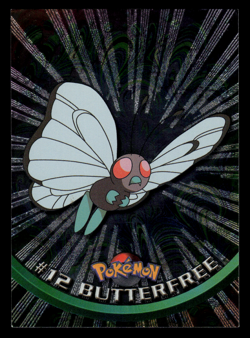LP - Pokemon Topps Butterfree #12 TV Animation Edition Sunrays Silver Foil - Image 1