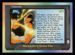 NM - Pokemon Topps Showdown in Pewter City #EP5 TV Animation Edition - Image 2