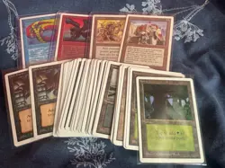 60 Unlimited lands. 4 of each and other unlimited cards.MTG Magic the gathering - Image 1