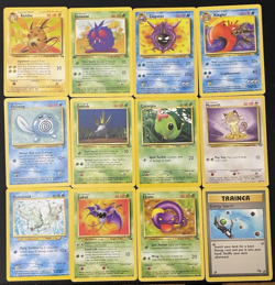 WOTC Vintage Pokemon Card Lot 12 Cards - Light Play - Incl 1st Edition - 1999+ - Image 1
