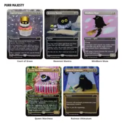 🔥 MTG PRESALE Secret Lair "Cats are the Best" FOIL Drop Purr Majesty🔥 - Image 1