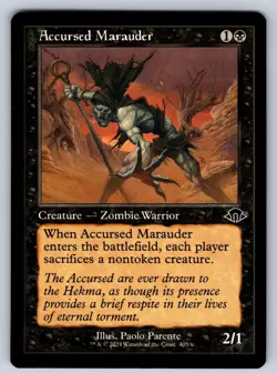 Accursed Marauder (Retro Frame) 405 Modern Horizons 3 Magic: The Gathering LP - Image 1