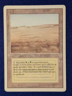 Savannah - MTG - Revised Edition - HP - Image 2