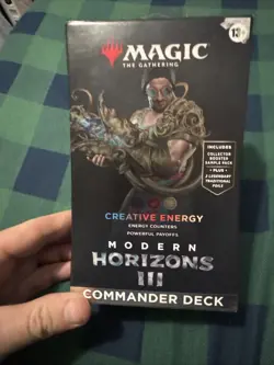 Magic the Gathering Modern Horizons 3 Creative Energy Commander Deck New Sealed - Image 1