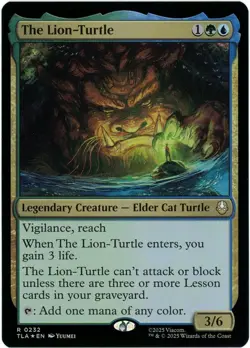 The Lion-Turtle (Foil) - 0232 - Avatar: The Last Airbender TLA - MTG - NM/M - Image 1