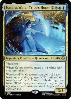 Katara, Water Tribe's Hope (Foil) 0231 Avatar: The Last Airbender TLA - MTG - NM - Image 1