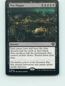 Pox Plague - R94 - MTG - Secrets of Strixhaven (SOS) - Image 1