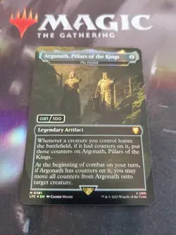 Mtg. Argonath Pillars of the Kings. Foil Serialized #081/100. Lord Of The Rings. - Image 1
