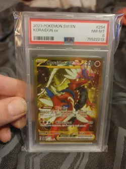 2023 Pokemon Scarlet & Violet Koraidon ex 254/198 Hyper Rare PSA 8 Mint - Image 1