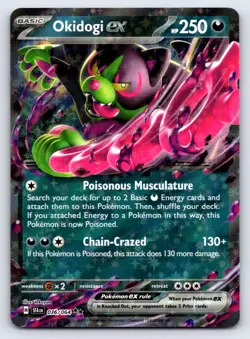 Okidogi ex 036/064 Double Rare Shrouded Fable Pokemon Near Mint - Image 1