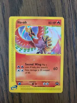 Pokemon League Ho-oh 52 Black Star Promo Regular HP see pictures - Image 1