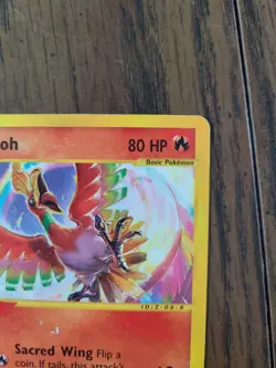 Pokemon League Ho-oh 52 Black Star Promo Regular HP see pictures - Image 3