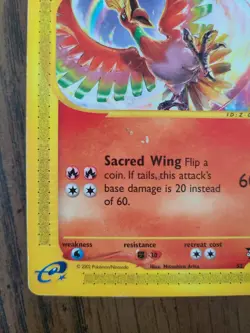 Pokemon League Ho-oh 52 Black Star Promo Regular HP see pictures - Image 5