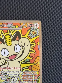 Pokemon TCG Perfect Order Meowth EX Special Illustration Rare SIR #121/088 - Image 3