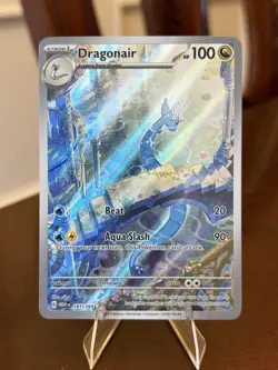 Pokemon TCG Dragonair 181/165 Sv: Scarlet & Violet 151 Holo NM Illustration Rare - Image 1