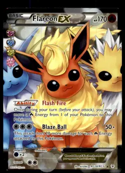 Flareon EX RC28/RC32 Ultra Rare Generations Pokemon Near Mint - Image 1