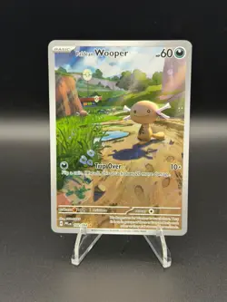 Paldean Wooper 102/094 Illustration Rare Phantasmal Flames Pokemon Near Mint - Image 1