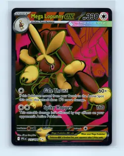 Pokemon tcg ME02: Phantasmal Flames Mega Lopunny ex Near Mint or Better - Image 1