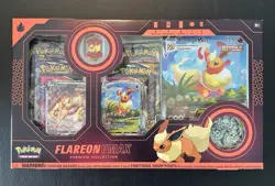 Pokemon TCG Flareon VMax Premium Collection - Image 1