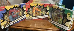 (3) Pokemon Ascended Heroes Mega ex Box: Feraligator, Emboar, & Meganium - Image 1