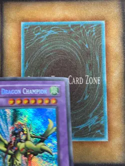 Yugioh Gaia the Dragon Champion LOB-125 Secret Rare REVERSE FOIL ERROR LP - Image 3