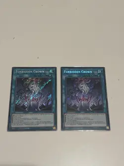 Forbidden Crown Secret Rare Yugioh Tcg Burst Protocol BPRO-EN067 x2 - Image 1