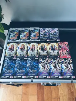 Dragon Ball, Naruto, One Piece, And Gundam Sleeved Packs - Image 1