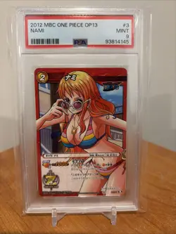 Nami Miracle Battle Carddass One Piece 2012 PSA 9 OP13 - Image 1