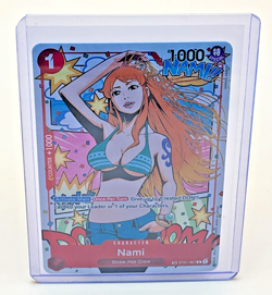 One Piece ST01-007 Nami (TR) - Wings of the Captain (OP06) Treasure Rare - Image 1