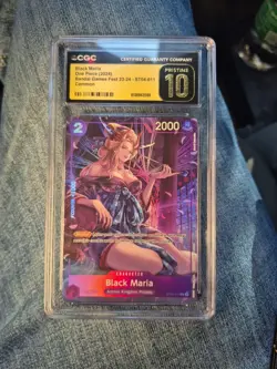 Black Maria ST04-011 Bandai Games Fest 23-24 One Piece CGC 10 Pristine - Image 1