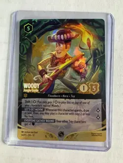 Disney Lorcana Woody Jungle Guide Set Championship FOIL Promo Prize 54/P3 EN - Image 1