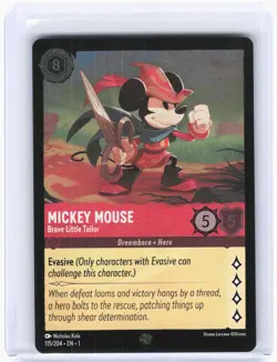 2023 Disney Lorcana—Mickey Mouse #115/204 The First Chapter—Legendary Foil - Image 1