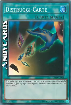 DISTRUGGI-CARTE • (Card Destruction) • Super R • OP09 IT008 • Unl • Yugioh! - Image 1