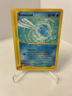 Pokemon Remoraid e-Card Series Aquapolis #105 2003 Non Holo FREE SHIPPING - Image 1
