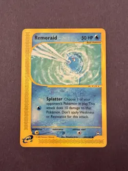 Pokemon Remoraid e-Card Series Aquapolis #105 2003 Non Holo FREE SHIPPING - Image 3