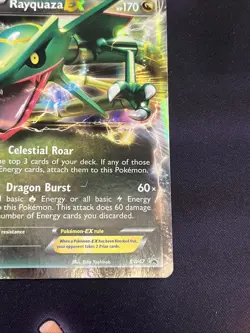 Rayquaza EX BW47 170 HP Black & White Promo Holo English Pokemon TCG Card - Image 5