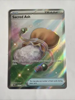 Sacred Ash 115/088 Perfect Order Ultra Rare Pokemon Trainer Card - Image 1