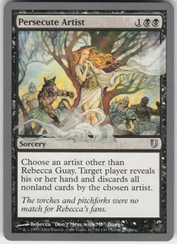 Persecute Artist Unhinged Uncommon Magic: The Gathering NM/M - Image 1