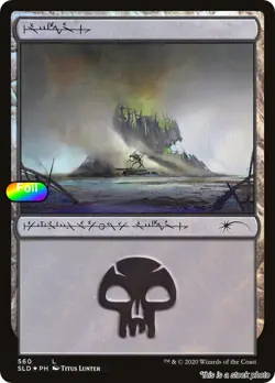 MTG Foil Swamp 560 Secret Lair Drop Series NM Magic - Image 1