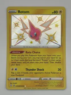 Rotom SV038/SV122 Shining Fates Shiny Vault Shiny Rare Pokemon Card NM - Image 1