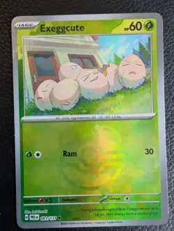 Exeggcute - 001/131 Prismatic Evolutions (Pokemon) Master Ball Reverse Holo - Image 1