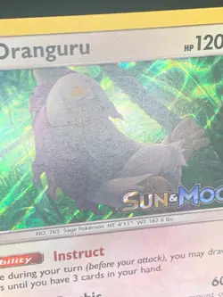 Oranguru SM13 - Sun & Moon Prerelease Promo Pokemon Card - LP - Image 3
