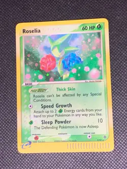 Roselia 9/97 Holo - ex Dragon Pokemon Card - LP - Image 1