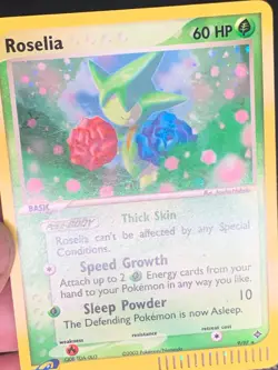 Roselia 9/97 Holo - ex Dragon Pokemon Card - LP - Image 3