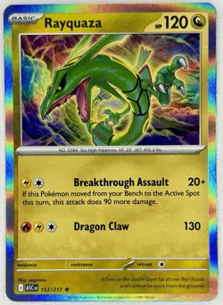Rayquaza 153/217 | Ascended Heroes Rare Holo | Pokemon TCG NM - Image 1