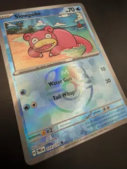 Slowpoke 018/131 - Master Ball Holo - Prismatic Evolutions Pokemon Card NM - Image 3