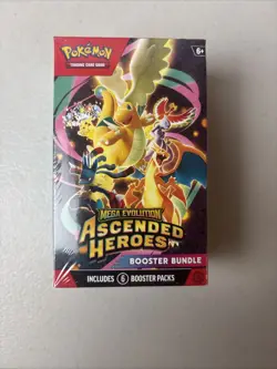 Pokemon TCG Mega Evolution Ascended Heroes Booster Bundle Sealed New - Image 1
