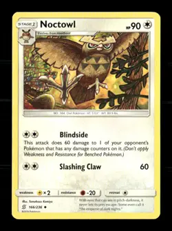 Noctowl 166/236 Unified Minds NM/M Pokemon - Image 1